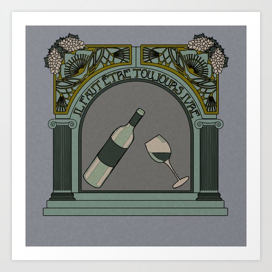 Baudelaire Art Print