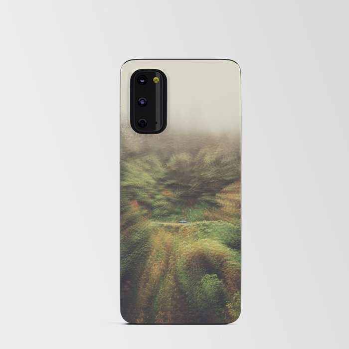 Fog and Forest on the Oregon Coast | Surreal Photography Android Card Case