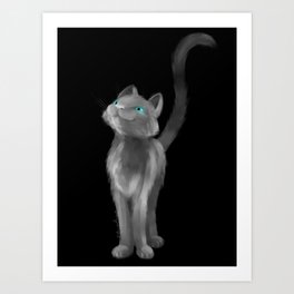 Cat Ghost Art Print
