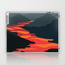 Where the sun meets lava Laptop & iPad Skin