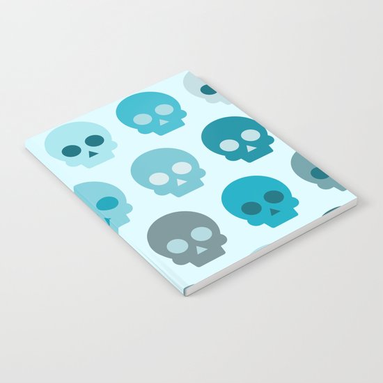 Colorful Skull Cute Pattern II Notebook