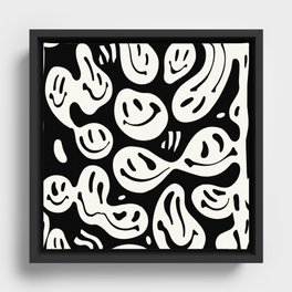 Ghost Melted Happiness Framed Canvas