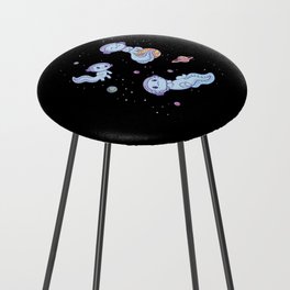 Axolotl Lovers Cute Animals Space Axolotl All Counter Stool