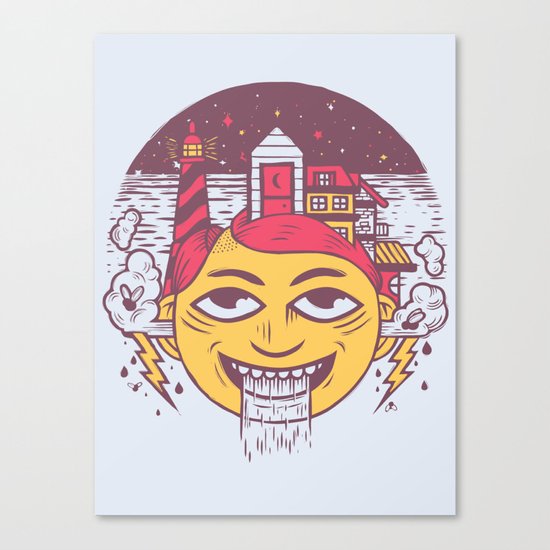 The Land of Headarea Canvas Print