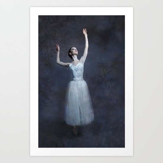 A Basking in the Mystery of Light Art Print