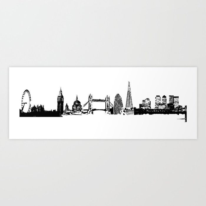 london silhouette city skyline