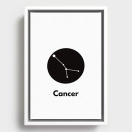 Cancer Framed Canvas