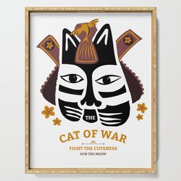 The Cat of War Serving Tray