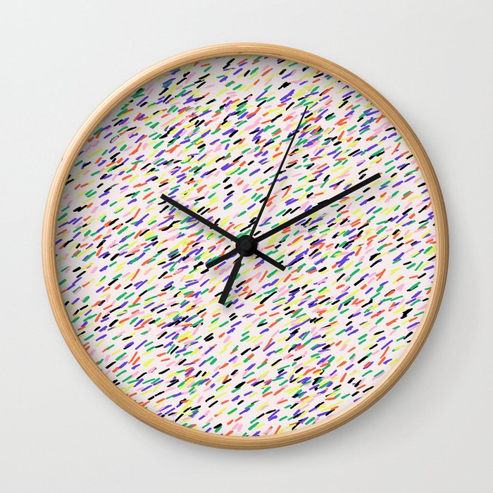 Party Print Wall Clock