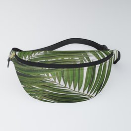 Palm Leaf III Fanny Pack | Countryside, Rustic, Watercolour, Mixedmedia, Tropical, Green, Drawing, Jungle, Photo, Mixed Media 