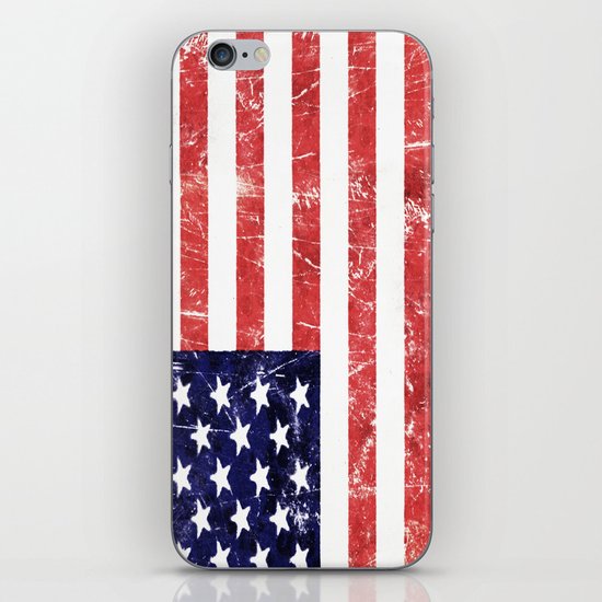 American Grunge Flag iPhone & iPod Skin