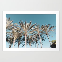 Oriental Palm Trees Vibes #1 #tropical #wall #art #society6 Art Print