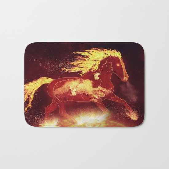Fire Horse Bath Mat