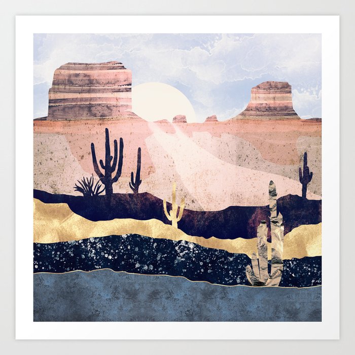 Autumn Desert Art Print