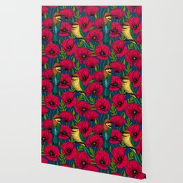 Red Leaves Wallpaper For Any Decor Style Society6