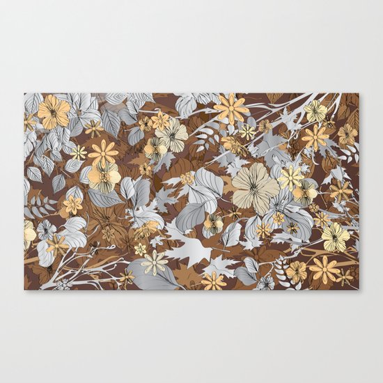 Sketch Garden IX Canvas Print