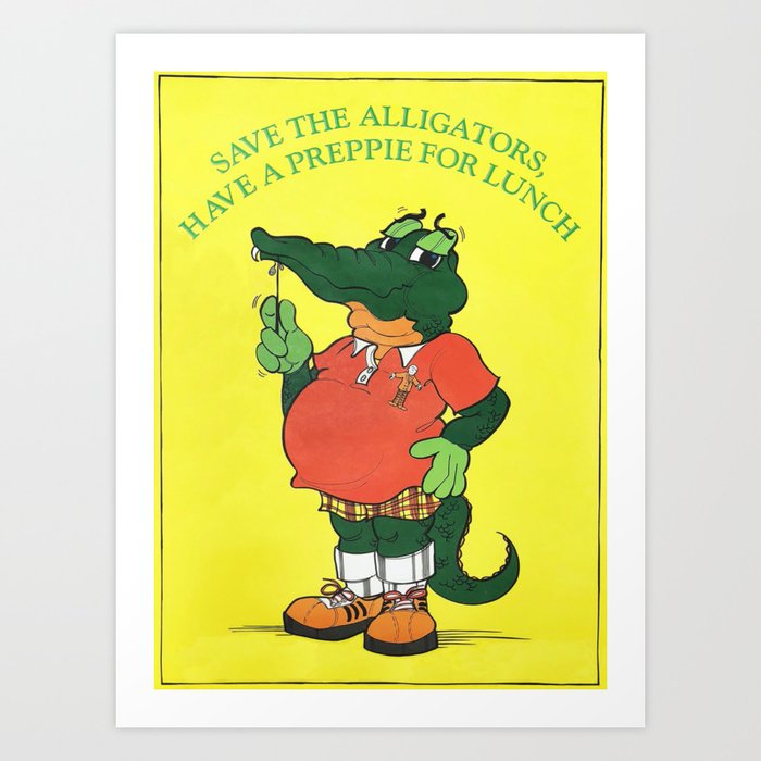 Have a Preppie for Lunch Art Print