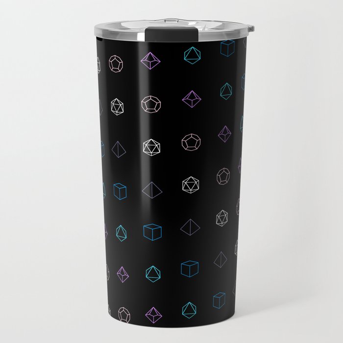 Dungeons and Dragons Aesthetic Dice Travel Mug