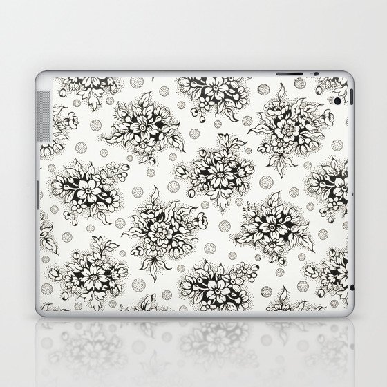 Floral Repeat Pattern 4 Laptop & iPad Skin