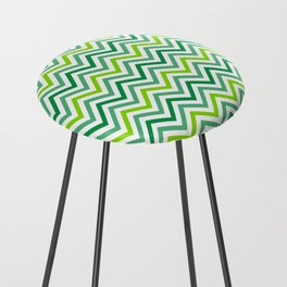 St. Patrick's Day Zig-Zag Lines Collection Counter Stool