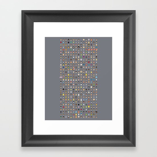 The movie Capsules Framed Art Print