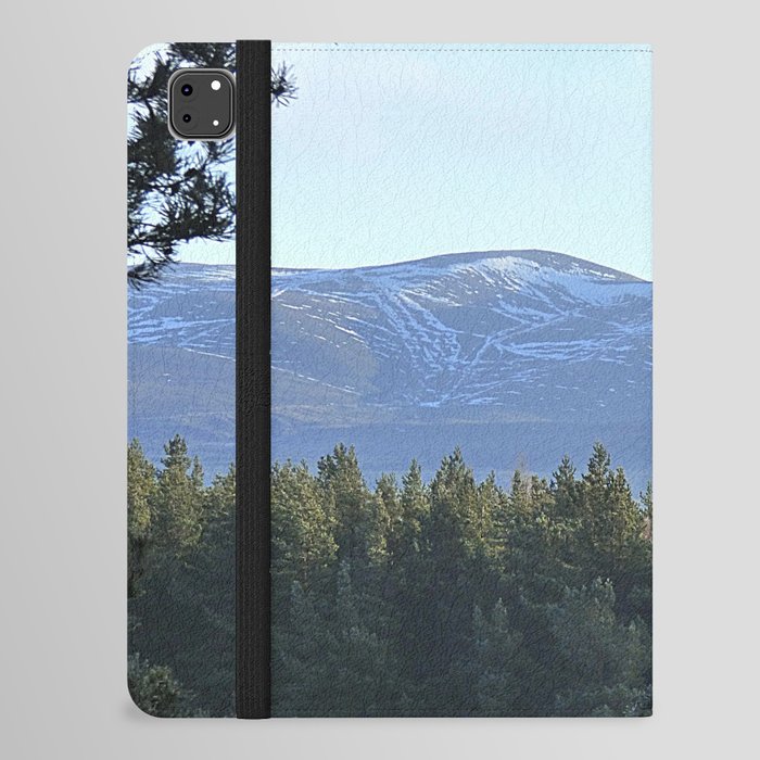 Cairngorms Tree Tops View in Afterglow iPad Folio Case
