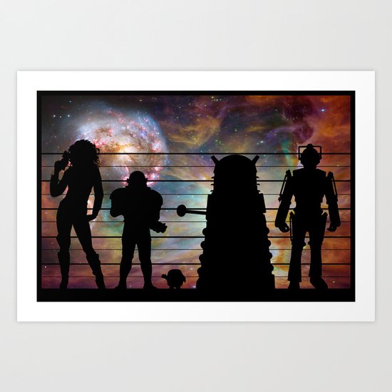 Doctor Who: The Whovian Suspects Art Print