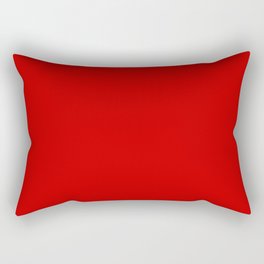 Bright red Rectangular Pillow