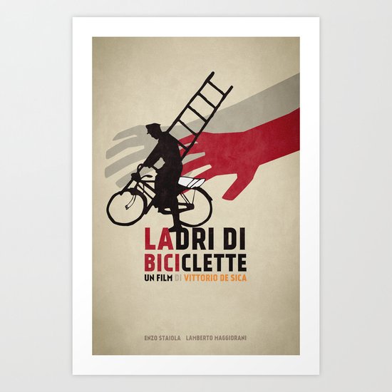 Ladri di biciclette Art Print