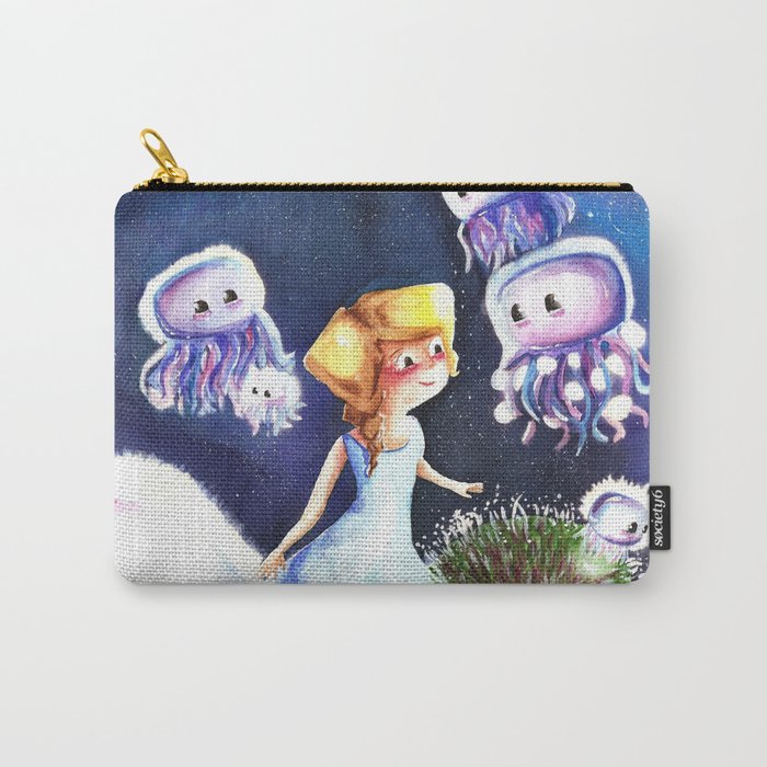 Jellyfish in the sky Carry-All Pouch