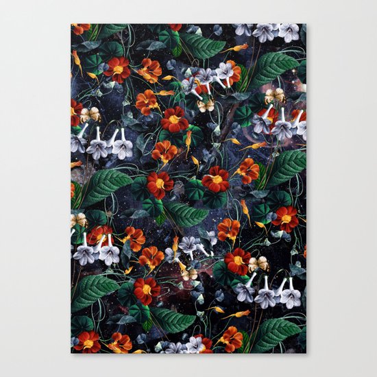 Nasturtium Night Canvas Print