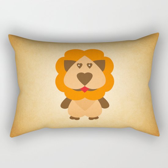 Lion Heart Rectangular Pillow