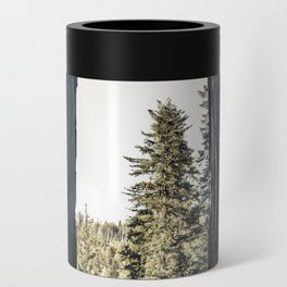Twin giant redwoods / sequoias Pacific Coast California nature color landscape photograph / photography Can Cooler