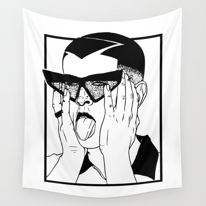 Bad discount bunny tapestry