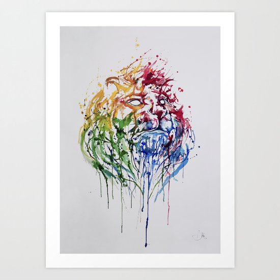 A Portrait of Hong Kong Art Print