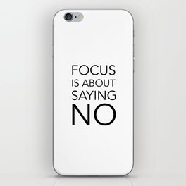 Focus is about.... iPhone Skin