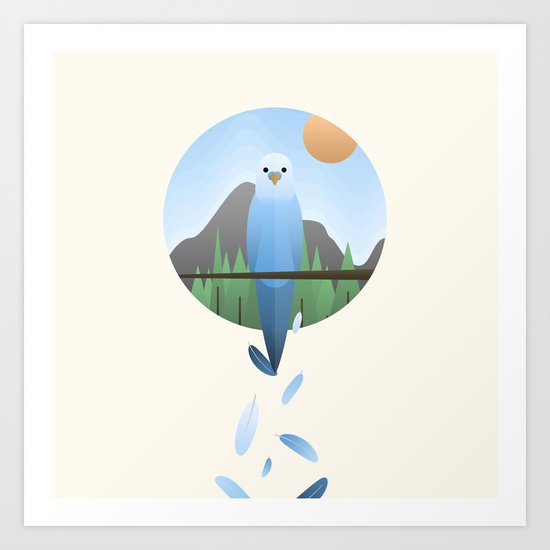 Birdie Art Print