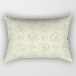 Natural Circles Rectangular Pillow