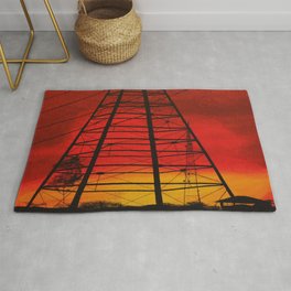 Fire in the Sky  Rug