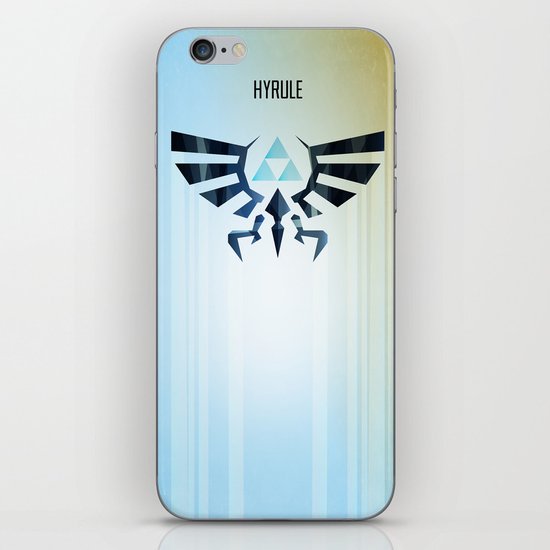 The Legend of Zelda - Hyrule Rising Poster iPhone & iPod Skin