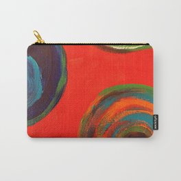 CIRCLES Carry-All Pouch | Painting, Dormdecor, Paintings, Stickers, Abstract, Popart, Primarycolors, Colors, Acyrilic, Lisaspann 