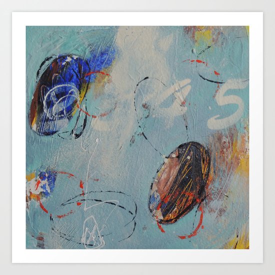 Numbers Game Art Print