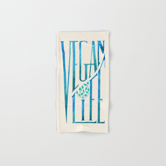 Vegan Life Hand & Bath Towel
