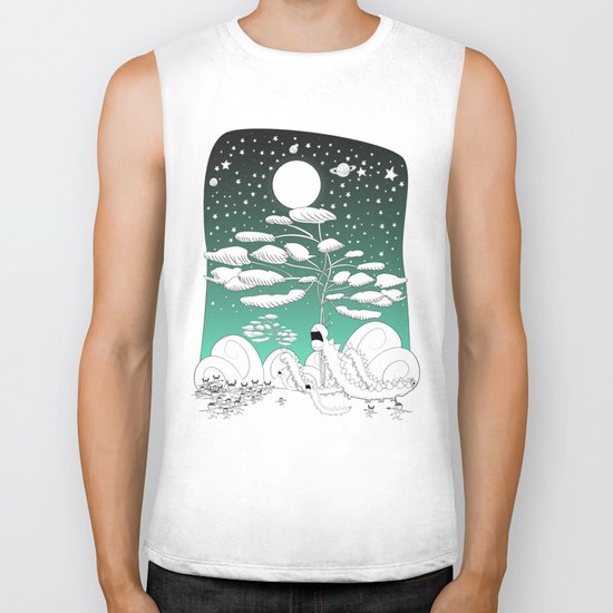 Hunting centipedes Biker Tank