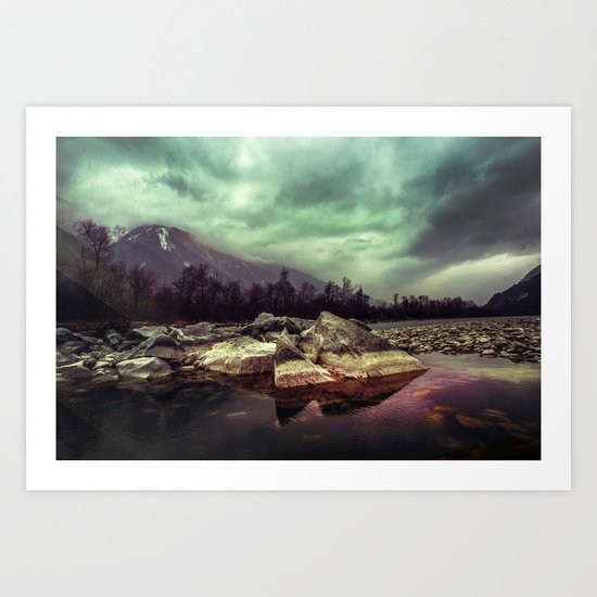 Mystic River Art Print