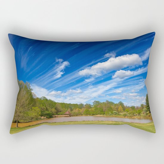 Meadowlark Cloud Gardens Rectangular Pillow