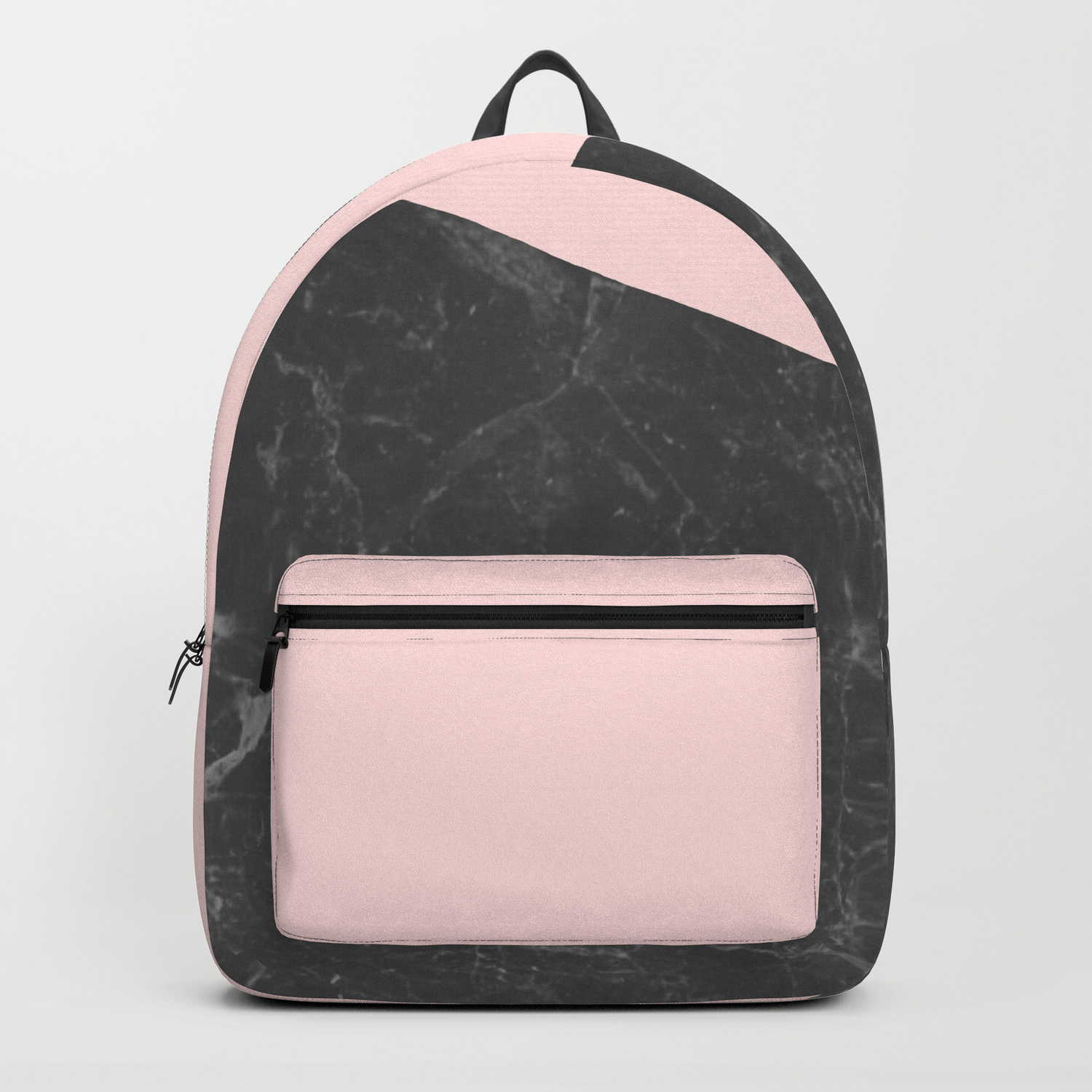 pink gray backpack