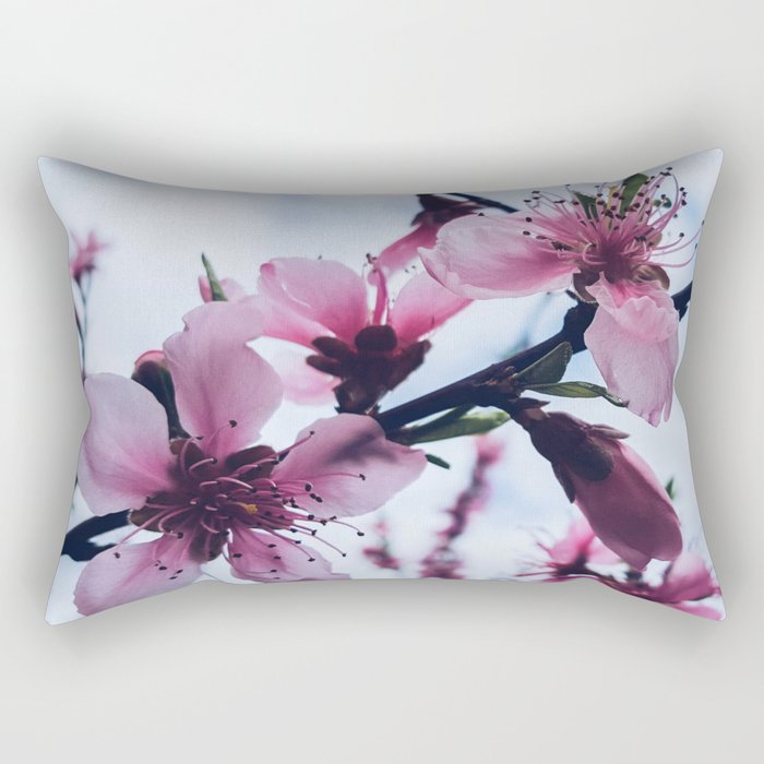 Pink Azalea Rectangular Pillow