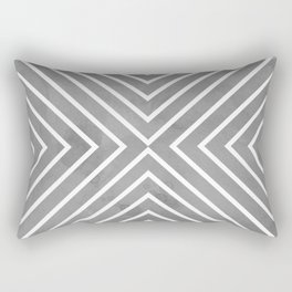 Stripes in Grey Rectangular Pillow