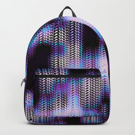 Are There Stripes on Betelgeuse? Backpack | Geometric, Stripes, Graphicdesign, Glow, Futuristic, Abstract 